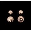 Image 1 : 0.65ctw Diamond Earrings - 14KT Rose Gold