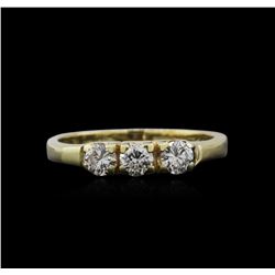 14KT Yellow Gold 0.30ctw Diamond Ring