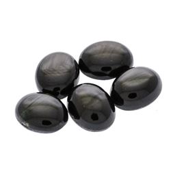 25.11ctw. Oval Black Star Sapphire Parcel