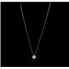 Image 2 : 18KT White Gold 0.15ctw Diamond Necklace