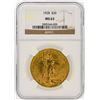 Image 1 : 1928 NGC MS63 $20 St. Gaudens Double Eagle Gold Coin