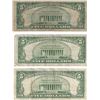 Image 2 : Assorted $5 Blue and Red Seal Bill Lot of 5