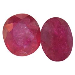 19.30ctw Oval Mixed Ruby Parcel