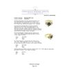 Image 3 : 1.21ct Blue Sapphire and Diamond Ring - 14KT Yellow Gold