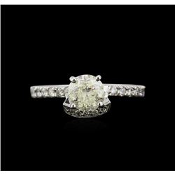 1.32ctw Diamond Ring - 18KT White Gold