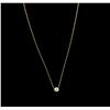Image 2 : 14KT Yellow Gold 0.38ct Diamond Necklace