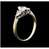 Image 3 : 0.98ctw Diamond Ring - 14KT Yellow and White Gold