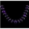 Image 2 : 651.62ctw Amethyst Bead Necklace