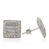 Image 2 : 14KT White Gold 2.19ctw Diamond Earrings