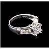 Image 2 : 1.50ctw Diamond Ring - Platinum