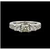 Image 1 : 2.50ctw Diamond Ring - 14KT White Gold