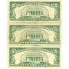 Image 2 : 1963 $5 Red Seal Bill Lot of 3