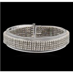 7.48ctw Diamond Bracelet - 14KT White Gold