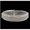 Image 1 : 7.48ctw Diamond Bracelet - 14KT White Gold