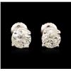 Image 1 : 14KT White Gold 1.60ctw Diamond Stud Earrings