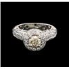 Image 1 : 2.01ctw Diamond Ring - 14KT White Gold