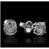 Image 2 : 14KT White Gold 2.05ctw Diamond Earrings