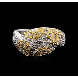 14KT Two-Tone Gold 0.35ctw Diamond Ring