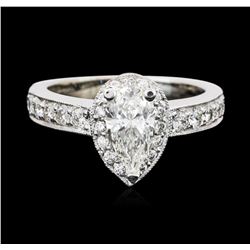 14KT White Gold GIA Certified 1.53ctw Diamond Ring