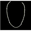 Image 1 : 14KT White Gold 51.57ctw Rough Diamond Necklace