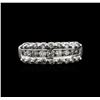 Image 1 : 0.71ctw Diamond Ring - Platinum