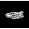 Image 2 : 0.71ctw Diamond Ring - Platinum