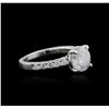 Image 2 : 18KT White Gold 2.86ctw Diamond Ring