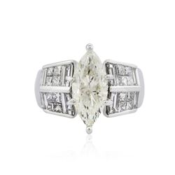 14KT White Gold 3.57ctw Diamond Ring