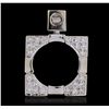 18KT White Gold 0.50ctw Diamond Pendant