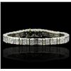 Image 1 : 18KT White and Yellow Gold 8.15ctw Diamond Bracelet