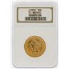 Image 1 : 1899 NGC MS63 $10 Liberty Head Eagle Gold Coin