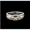 14KT White Gold 0.31ctw Diamond Ring