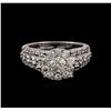 Image 1 : 14KT White Gold 2.65ctw Diamond Ring