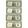 Image 1 : 1935 $1 Silver Certificate Lot of 4 Assorted Bills