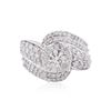 Image 1 : 14KT White Gold 2.44ctw Diamond Ring