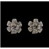 Image 1 : 5.11ctw Diamond Earrings - 14KT White Gold