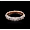 Image 1 : 14KT Rose Gold 1.25ctw Diamond Ring