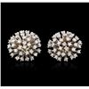 Image 1 : 14KT White Gold 1.81ctw Diamond Earrings