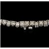Image 3 : 32.76ctw Diamond Necklace - 18KT White Gold