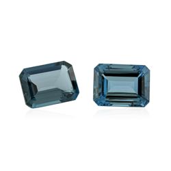 58.78ctw. Natural Emerald Cut Blue Topaz Parcel