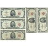 Image 3 : 1963 $5 Red Seal Bill Lot of 10