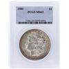 Image 1 : 1886 PCGS MS63 Morgan Silver Dollar