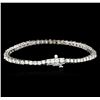 Image 2 : 14KT White Gold 4.63ctw Diamond Tennis Bracelet
