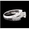 Image 3 : 18KT White Gold 1.45ctw Diamond Ring