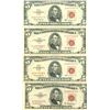 1963 $5 Red Seal Bill Lot of 4