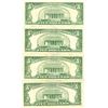 Image 2 : 1963 $5 Red Seal Bill Lot of 4