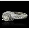 Image 2 : 18KT White Gold 2.54ctw Diamond Ring