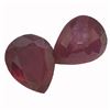 Image 1 : 9.28ctw Pear Mixed Ruby Parcel