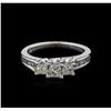 Image 1 : 1.00ctw Diamond Ring - 14KT White Gold