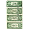 Image 2 : 1935 $1 Silver Certificate Lot of 4 Assorted Bills